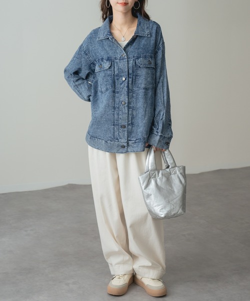 refinedworks(リファインドワークス)の「【refinedworks】体型カバー & こなれ感 デニム コクーン イージー パンツ(その他パンツ・レディース・ブラック/キナリ/インディゴブルー・FREE)」の17枚目の写真