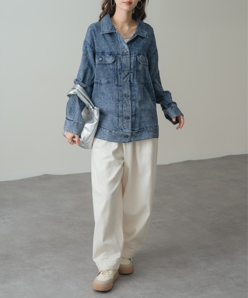 refinedworks(リファインドワークス)の「【refinedworks】体型カバー & こなれ感 デニム コクーン イージー パンツ(その他パンツ・レディース・ブラック/キナリ/インディゴブルー・FREE)」の21枚目の写真