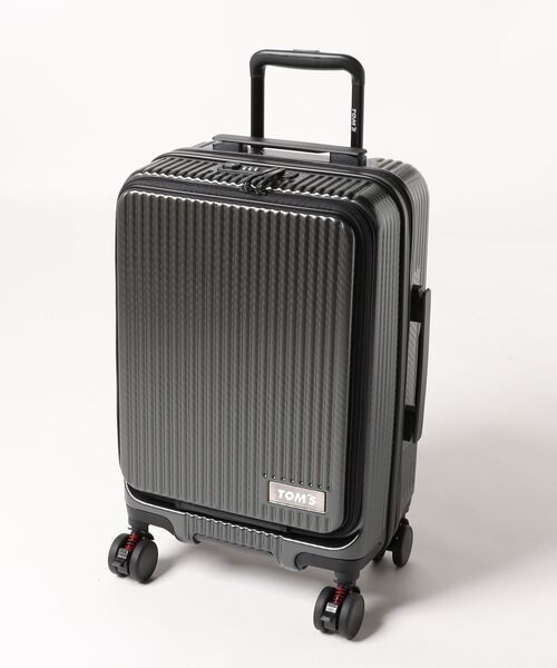 SAC'S BAR セレクト(サックスバーセレクト)の「【TOM'S/トムス】 キャリーケース 36L(42L)(スーツケース/キャリーバッグ・メンズ・ブラック/ガンメタ・FREE)」の2枚目の写真
