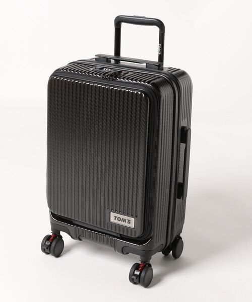 SAC'S BAR セレクト(サックスバーセレクト)の「【TOM'S/トムス】 キャリーケース 36L(42L)(スーツケース/キャリーバッグ・メンズ・ブラック/ガンメタ・FREE)」の1枚目の写真