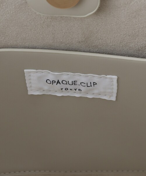 OPAQUE.CLIP(オペークドットクリップ)の「【2WAY】エンボスチェックミドルサイズトートバッグ(トートバッグ・レディース・ブラウン系その他/ナチュラル/ブラック・00)」の21枚目の写真