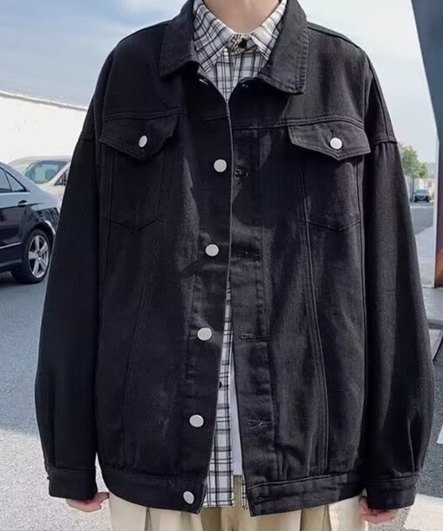 KELVIN（ケルヴァン）の「Classic Trucker Jacket クラシックトラッカージャケット（ブルゾン・メンズ・ホワイト/ブラック・MEDIUM/LARGE）」の8枚目の写真