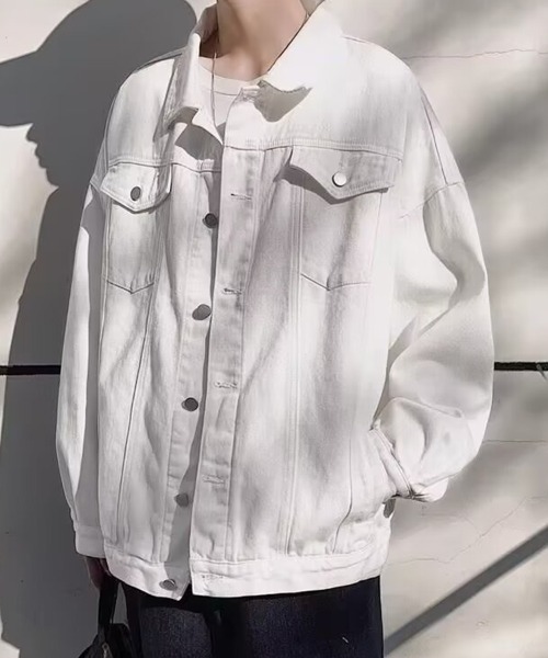KELVIN（ケルヴァン）の「Classic Trucker Jacket クラシックトラッカージャケット（ブルゾン・メンズ・ホワイト/ブラック・MEDIUM/LARGE）」の10枚目の写真