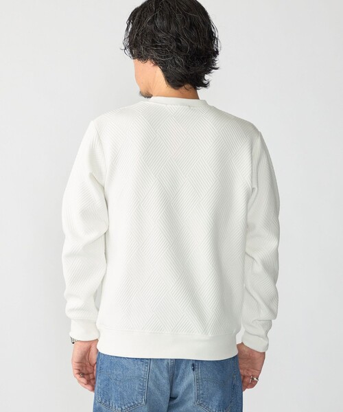 SHIPS（シップス）の「SHIPS: 膨れ ジャカード ロングスリーブ Tシャツ 26AW（Tシャツ/カットソー・メンズ・ネイビー/グレー/ホワイト・LARGE/SMALL/MEDIUM/X-LARGE）」の11枚目の写真