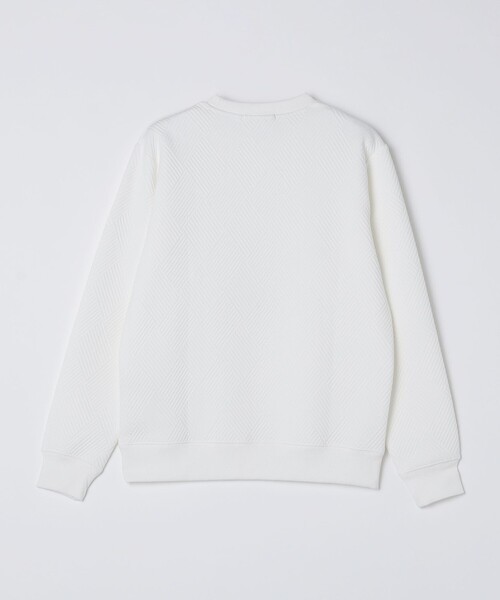 SHIPS（シップス）の「SHIPS: 膨れ ジャカード ロングスリーブ Tシャツ 26AW（Tシャツ/カットソー・メンズ・ネイビー/グレー/ホワイト・LARGE/SMALL/MEDIUM/X-LARGE）」の15枚目の写真