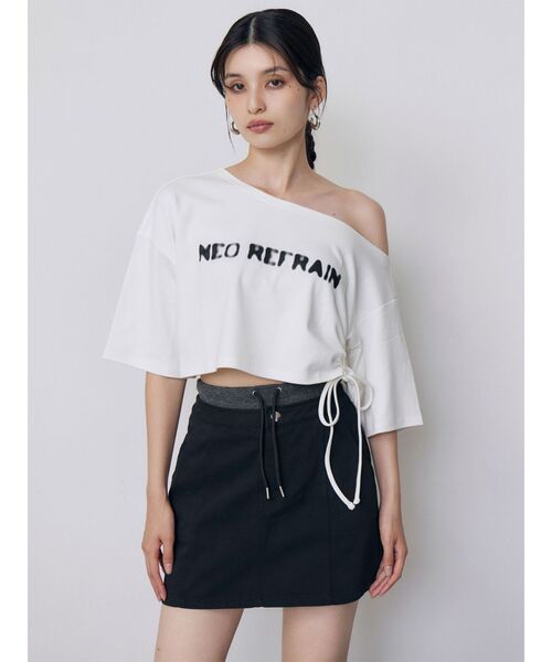 MURUA(ムルーア)の「リブダブルウエストミニスカート 秋服(スカート・レディース・ブラック/グレー/カーキ・1/2)」の20枚目の写真