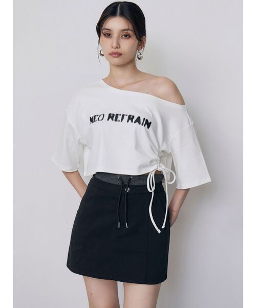 MURUA(ムルーア)の「リブダブルウエストミニスカート 秋服(スカート・レディース・ブラック/グレー/カーキ・1/2)」の21枚目の写真