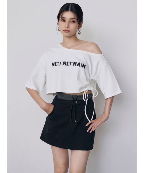 MURUA(ムルーア)の「リブダブルウエストミニスカート 秋服(スカート・レディース・ブラック/グレー/カーキ・1/2)」の22枚目の写真