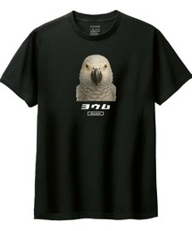 Moftique | Moftique(モフティック) 半袖Tシャツ ヨウム インコ ペット アニマル プリント トップス カットソー メンズ ユニセックス(Tシャツ/カットソー)