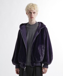 HARE（ハレ）の「リバーシブルフードファーブルゾン(HARE)（ブルゾン）」