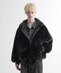 HARE（ハレ）の「リバーシブルフードファーブルゾン(HARE)（ブルゾン）」