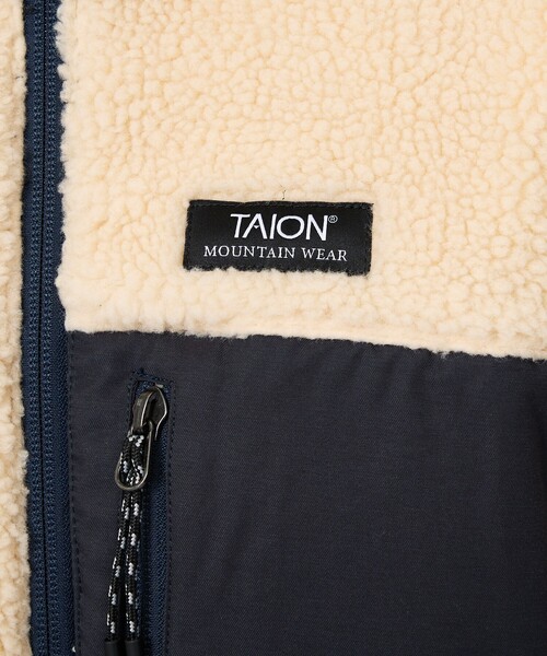 TAION（タイオン）の「【TAION / タイオン】MOUNTAIN リバーシブル ダウン×ボアジャケット / TAION-R102MBMT（ブルゾン・メンズ・ブラック/カーキ/ブラック系その他/ダークネイビー・M/L/XL）」の22枚目の写真
