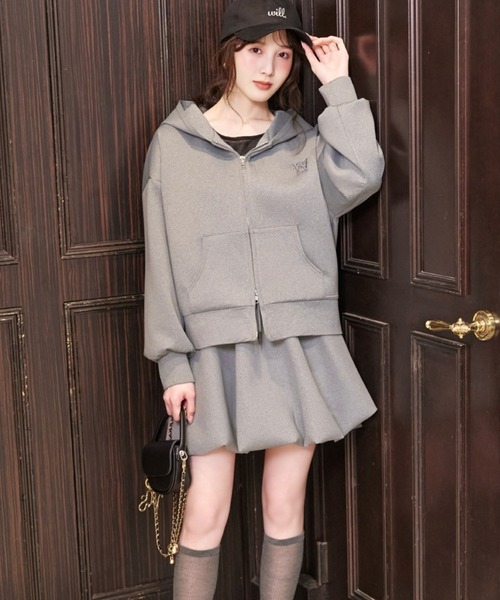 WILLSELECTION(ウィルセレクション)の「【セットアップ対応】バルーンミニスカート(スカート・レディース・ブラック/グレー/ブルー/ピンク・FREE)」の3枚目の写真