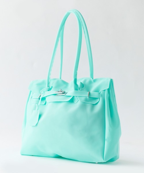 Chick(チック)の「Jelly bag / ジェリーバッグ ハンドバッグ 雨の日 撥水性 レディース メンズ 2026年 夏 夏服(トートバッグ・レディース・イエロー/ミント/グリーン/パープル・FREE)」の6枚目の写真