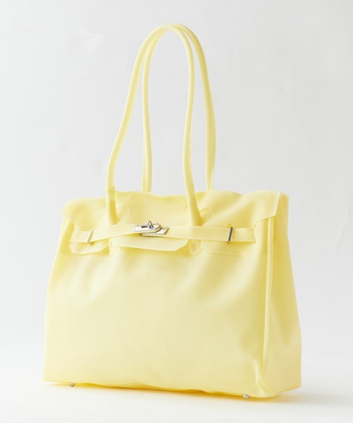Chick(チック)の「Jelly bag / ジェリーバッグ ハンドバッグ 雨の日 撥水性 レディース メンズ 2026年 夏 夏服(トートバッグ・レディース・イエロー/ミント/グリーン/パープル・FREE)」の8枚目の写真