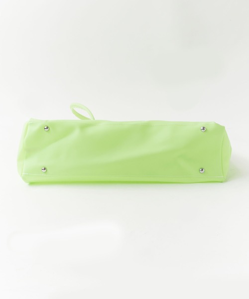 Chick(チック)の「Jelly bag / ジェリーバッグ ハンドバッグ 雨の日 撥水性 レディース メンズ 2026年 夏 夏服(トートバッグ・レディース・イエロー/ミント/グリーン/パープル・FREE)」の16枚目の写真