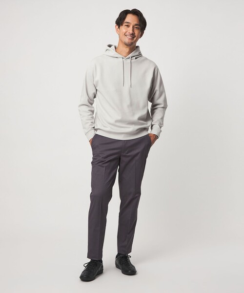 green label relaxing(グリーンレーベルリラクシング)の「【WEB限定】JUST fit デイリー ダンボール スウェット パーカー(パーカー・メンズ・モカ/ライトグレー/ブラック・L/S/XL/M)」の4枚目の写真
