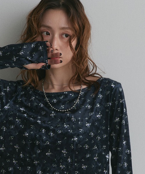 ad thie(アドティエ)の「アソート ベロア ロング ワンピース(ワンピース・レディース・ブラック系/ダークブラウン/ブラウン系/ブラック・FREE)」の21枚目の写真