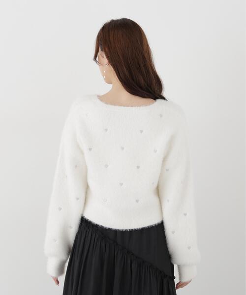 PROPORTION BODY DRESSING(プロポーションボディドレッシング)の「<E>ハート刺繍ニットトップス / 1216270108(ニット/セーター・レディース・ブルー/ホワイト系その他・FREE)」の11枚目の写真