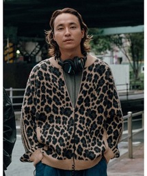 adidas（アディダス）の「ニット A15 レオパード トラックトップ  トラックジャケット   ジャージ   アディダスオリジナルス adidas Originals（ジャージ）」