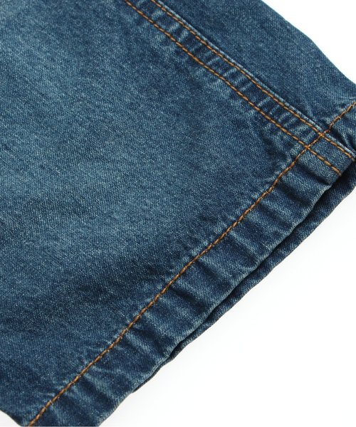 BREEZE（ブリーズ）の「BIGポケットデニムパンツ（5分丈）（デニムパンツ・キッズ・ブルー/ストライプ・95/100/80/90/110/130/140/120）」の11枚目の写真