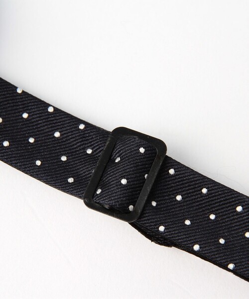 green label relaxing（グリーンレーベルリラクシング）の「ツイル ドット ボウタイ 蝶ネクタイ（蝶ネクタイ・メンズ・ブラック/ネイビー/ワインレッド・FREE）」の7枚目の写真