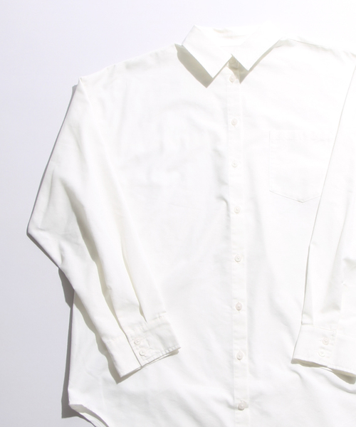 WEGO（ウィゴー）の「WEGO/ビッグシルエットシャツ（シャツ/ブラウス・レディース・ブルー系その他/パープル/オフホワイト/インディゴブルー・FREE）」の17枚目の写真