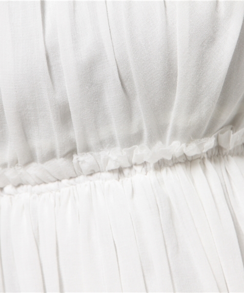 LIMITLESS LUXURY（リミットレスラグジュアリー）の「ダブルフロントワンピース◆（ワンピース・レディース・ホワイト/ブラック/サックスブルー・38/36）」の6枚目の写真