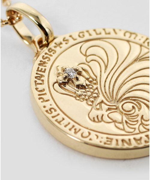 LION HEART（ライオンハート）の「LH HOWL ハウルコインネックレス/ベーシックチェーン/K10YG（ネックレス・メンズ・イエローゴールド・FREE）」の11枚目の写真