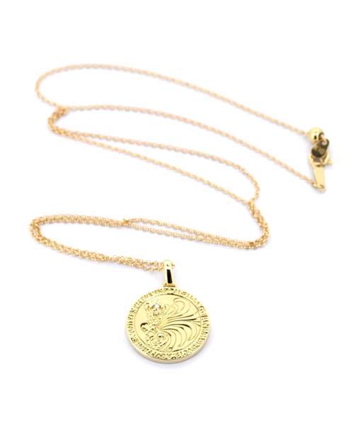 LION HEART（ライオンハート）の「LH HOWL ハウルコインネックレス/ベーシックチェーン/K10YG（ネックレス・メンズ・イエローゴールド・FREE）」の17枚目の写真