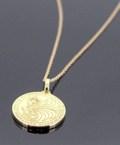 LION HEART（ライオンハート）の「LH HOWL ハウルコインネックレス/ベーシックチェーン/K10YG（ネックレス・メンズ・イエローゴールド・FREE）」の8枚目の写真