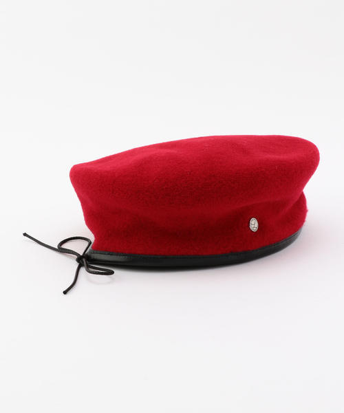 SHIPS（シップス）の「LAULHERE：ORION（ハンチング/ベレー帽・レディース・ブラック/ワイン・ONE SIZE）」の7枚目の写真