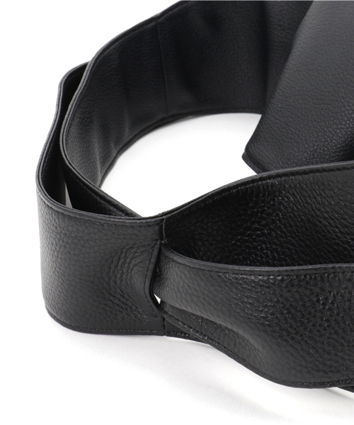 laboratory work(ラボラトリーワーク)の「牛シュリンク革サッシュベルト(ベルト・レディース・ブラック/ブラウン・FREE)」の3枚目の写真