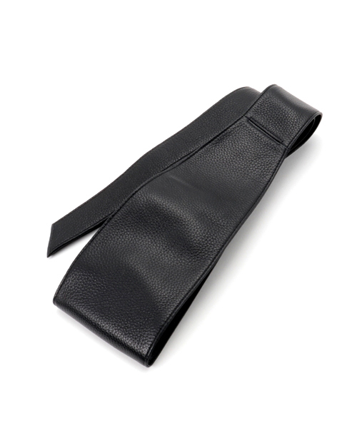 laboratory work(ラボラトリーワーク)の「牛シュリンク革サッシュベルト(ベルト・レディース・ブラック/ブラウン・FREE)」の5枚目の写真