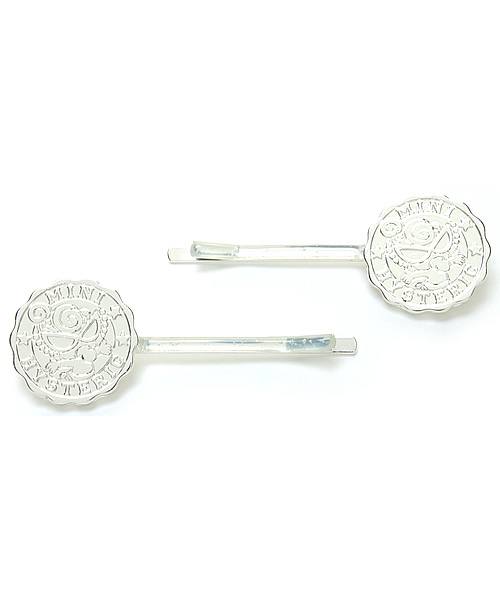 HYSTERIC MINI(ヒステリックミニ)の「HYS campus ヘアピン2個SET(その他ヘアアクセサリー・キッズ・シルバー/ゴールド/ピンクゴールド・FREE)」の1枚目の写真