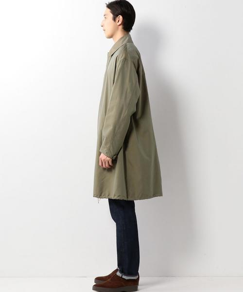 AURALEE(オーラリー)の「AURALEE 25 BIG SOUTIEN C(ステンカラーコート・メンズ・オリーブ・3/4/5)」の4枚目の写真