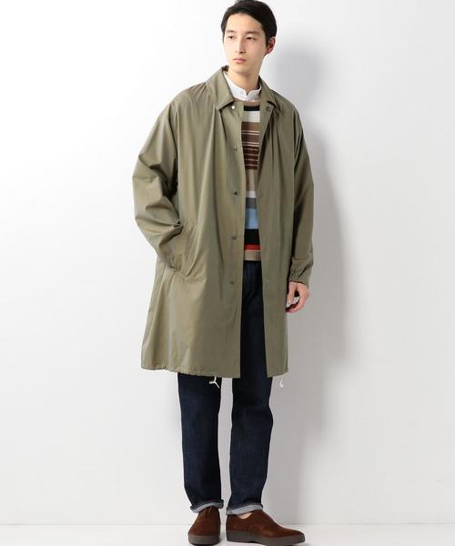 AURALEE コート AURALEEからダブルフェイスチェックロングコートが入荷致しまし