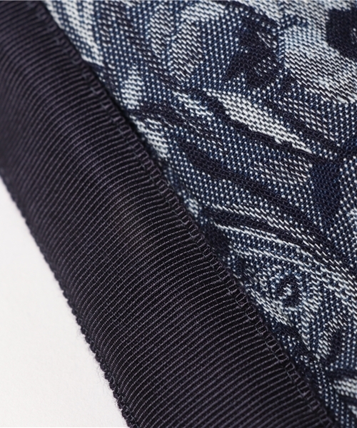 UNITED TOKYO（ユナイテッドトウキョウ）の「ジャカードデニムサイドラインパンツ（デニムパンツ・レディース・ブルー・1）」の4枚目の写真
