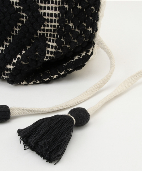 ROPE' PICNIC(ロペピクニック)の「ジャガードビッグトートバッグ(トートバッグ・レディース・ピンク/ブラック/オフホワイト/ブラック系その他・FREE)」の10枚目の写真