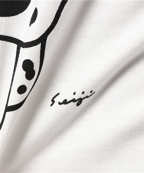 MIND BLOW（マインドブロウ）の「【SEIJI MATSUMOTO×MIND BLOW】コラボレーション半ラバープリントTシャツ（Tシャツ/カットソー・メンズ・ホワイト・L/M）」の3枚目の写真