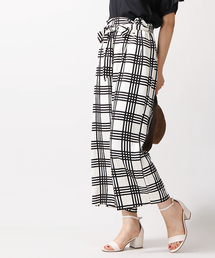 WEGO | WEGO/リボンクロップドワイドパンツ(スラックス)