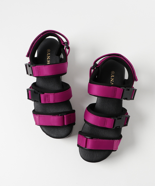 WEGO（ウィゴー）の「WEGO/厚底テープサンダル（サンダル・レディース・ブルー/ピンク/カーキ/ブラック・LARGE/MEDIUM）」の17枚目の写真