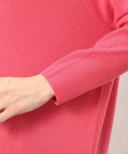 green label relaxing（グリーンレーベルリラクシング）の「[WEB限定] CF W/RY/N クルーネック ドルマン ニット（ニット/セーター・レディース・ライム/ピンク/ブラック/オリーブ/グレー・36/38/42/40）」の20枚目の写真