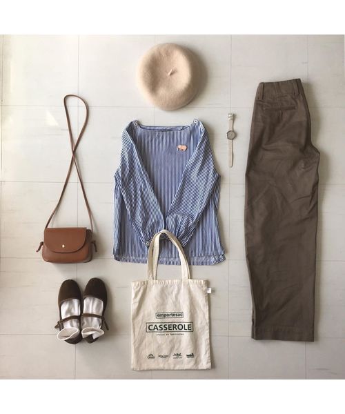 14+（イチヨンプラス）の「バスクベレー帽 / ber（ハンチング/ベレー帽・レディース・アイボリー/ワインレッド/ネイビー/ブラック/ベージュ/グレー/マスタード/カーキ・FREE）」の16枚目の写真