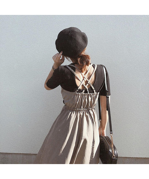 14+（イチヨンプラス）の「バスクベレー帽 / ber（ハンチング/ベレー帽・レディース・アイボリー/ワインレッド/ネイビー/ブラック/ベージュ/グレー/マスタード/カーキ・FREE）」の17枚目の写真