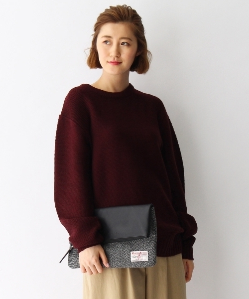 セール Web限定 ハリスツイード別注 クラッチバッグ クラッチバッグ Basecontrol ベースコントロール のファッション通販 Zozotown