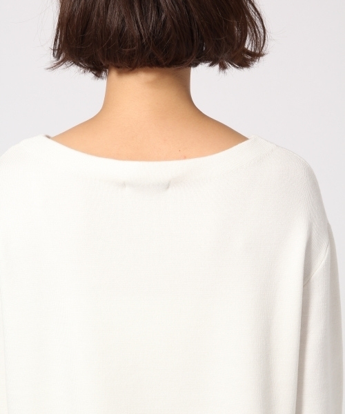 GLOBAL WORK（グローバルワーク）の「ハイゲージミラノリブニット長袖/761409（ニット/セーター・レディース・ネイビー/イエロー/レッド/ホワイト/ライトグレー/ピンク系その他・SMALL/LARGE/MEDIUM）」の19枚目の写真