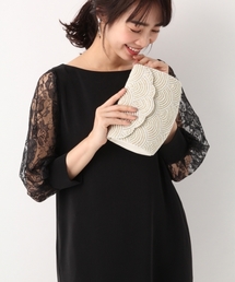 A part by | 【結婚式にも】ビーズクラッチバッグ　775827 (クラッチバッグ)