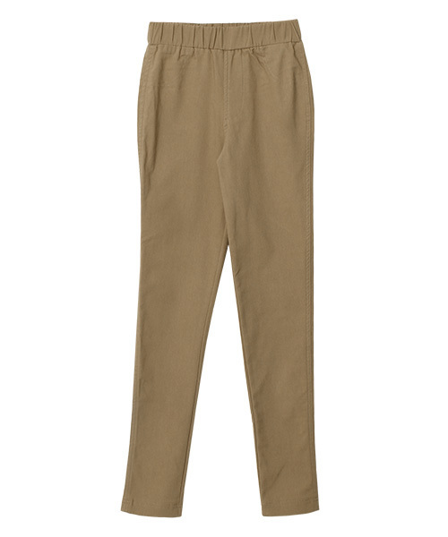 Pierrot（ピエロ）の「あったか裏起毛 ストレッチレギンスパンツ（その他パンツ・レディース・ダークカーキ/ホワイト系その他/ブラック/グレー/ネイビー/ベージュ・L/LL/M/S）」の2枚目の写真