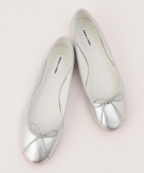 ODETTE E ODILE（オデットエオディール）の「OFD バレリーナ18S CT10↓↑（バレエシューズ・レディース・ネイビー/レッド/シルバー/マスタード/ロイヤルブルー/ゴールド・22cm/22.5cm/23cm/23.5cm/24cm/24.5cm/25cm/21.5cm）」の5枚目の写真